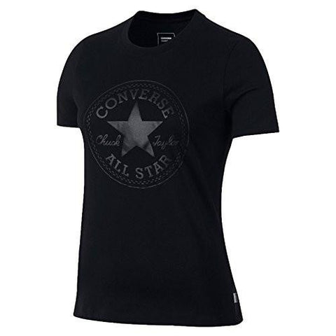 Chuck Taylor All Star Puff Patch Crew Tshirt Black 10003593A03001 Size S