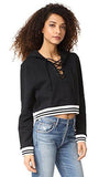 Hudson Long Sleeve Cropped Hoodie, Ruckus, Medium