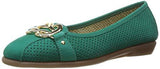 High Bet Ballet Flat Bluegreen Nubuck 105 M Us