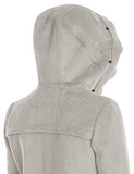 Wool Duffle Coat Grey Xl