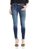 True Religion Halle Mid Rise Super Skinny Eyelet Jean, Oceana Blue, 27