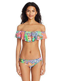 Tropic Escape Shirred Side Hipster Bikini Bottom Multimulti 8