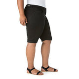 Signature By Levi Strauss & Co Plus Size Modern Skinny Shorts Noir 18