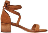 Rizzaa Heeled Sandal Cognac Suede 8 M Us
