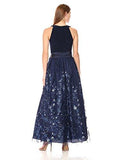 Jessica Howard Sleeveless Halter Neck Shirred Ballgown, Navy/Blue, 8