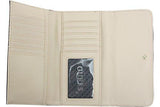 Guess G Lux Denim Slim Clutch Trifold Wallet