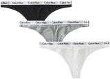 3 Pack Carousel Thong Panty Blackwhitegrey Heather Medium