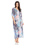 Ellen Tracy Ruched Caftan, 485, S/M