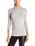 Turtle Neck Long Sleeve Heather Grey Medium