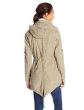 Lightweight Cotton Hooded Anorak, Khaki, XSmall
