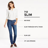 Levis 712 Slim Jeans Soft Black 33 Us 16 R