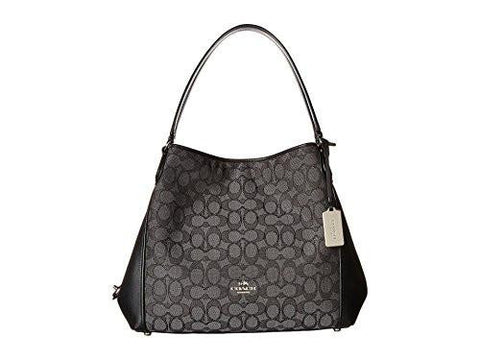 Signature Edie 31 Shoulder Bag Svblack Smokeblack Shoulder Bag