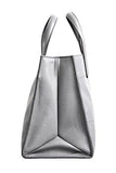 Prada Bn2603 Grey Saffiano Leather Shoulder Bag