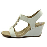 Loona Open Toe Casual Wedged Sandals Whitewhite Synthetic Size 11