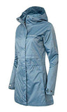 Shine Struck Ii Waterproof Rain Mid Hooded Jacket L Cool Blue