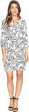 Floral Shift Dress, Print, M