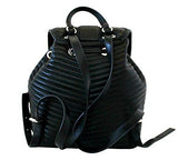 Michael Michael Kors Elisa Small Black Leather Backpack Daypacks
