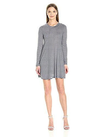 Aline Long Sleeve Dress Bluemulti Medium