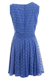 Maison Jules Textured Sleeveless ALine Dress XxLarge Amparo Blue