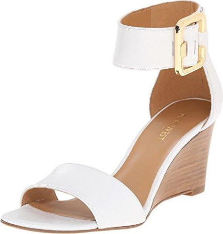 Nine West Narcissus White Leather Shoe