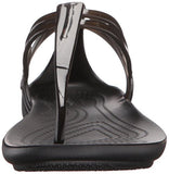 Isabella Tstrap Jelly Sandal Black 9 M Us