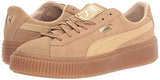 Puma Suede Platform Core Fashion Sneaker Oatmealwhisper White 9 M Us