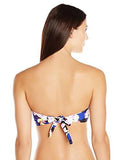 Bloomin Bombshell Twist Bandeau Bikini Top, Navy, 10