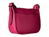 Gloveton Leather Saddle Bag Dkcerise Cross Body