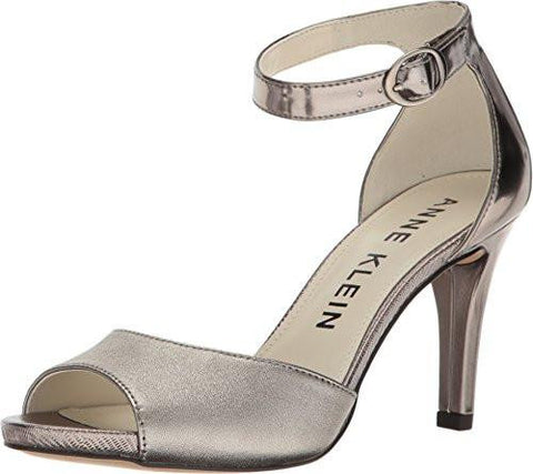 Opalize Stonepewter Leather Sandal