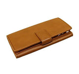 Brown Continental Leather Wallet Clutch 270002 Brown