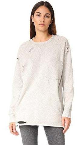 Hudson Raglan Sweatshirt, Gray, Medium