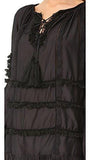 Fringe Dress, Black, Xs/S