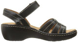 Clarks Delana Varro Dress Sandal Black Leather 8 M Us