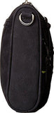 Mini Mac Black Embossed Crossbody Bag