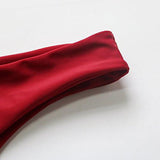 Mooskini Fashion Sexy Brazilian Push Up Bikini Set Twopieces Swimsuit Bathing Suit M Red
