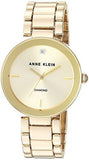 Diamond Dial Goldtone Bracelet Watch