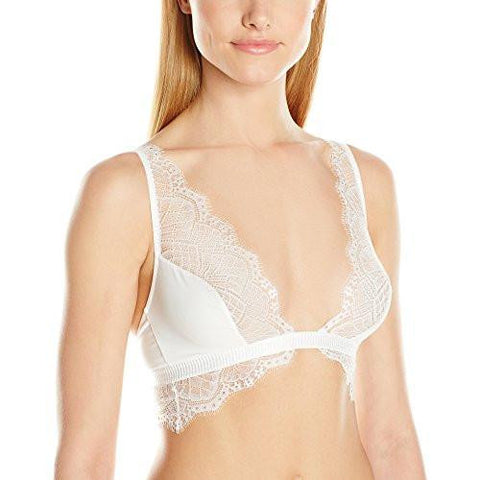 Cheyenne Tall Triangle Bralet, Moon Ivory, Medium