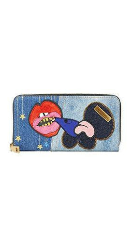 Marc Jacobs Recruit Nomad Wallet Denim One Size