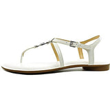 Michael Kors Flat Sandals Optic White Size 75