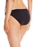 Algiers Solid Shirred Side Hipster Bikini Bottom Black 6