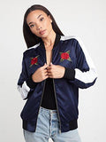 June Souvenir Jacket M Outerwear Lightweight Jackets Navy