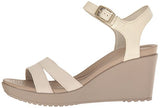 Leigh Ii Ankle Strap W Wedge Sandal Oatmealkhaki 5 M Us