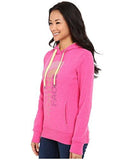 Trivert Logo Pullover Hoodie Raspberry Rose Heatherhamachi Yellow Large