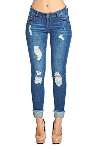 Destroyed Stretch Skinny Jean 7 Jp1035_Mdwash