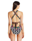 Africana Cross Back One Piece Swimsuit Multi 6