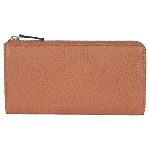 Leather Zip Wallet 332747 7614 Saffron