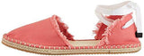 Canvas Espadrille Sandal Soft Coral 8 M Us