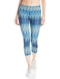 Active Crop Pant Print Mesh Contrast, Future Retro, Small