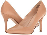 Nine West Flax Leather Dress Pump Light Natural 75 M Us