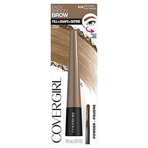 Easy Breezy Brow Fill Plus Shape Define Eyebrow Powder, 810 Soft Brown Pack Of 2